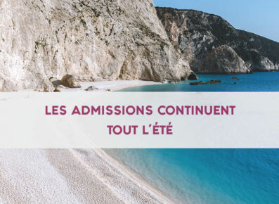 Admissions été 2020