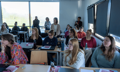 les étudiants en BTS GPME aforem et julie delpech