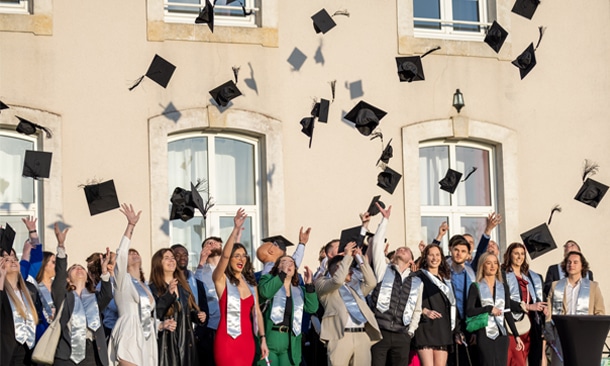 Remise des diplômes de l'école de commerce et management AFOREM au Mans